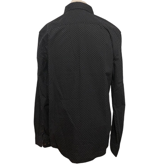 Denim & Flower Slim Fit Navy Blue Shirt - Picture 7 of 11